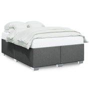 Letto matrimoniale | Letto per adulti | Giroletto senza Materasso Grigio Scuro 140x190 cm Tessuto