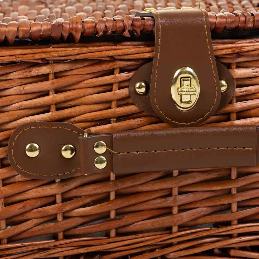 Cestino pic-nic marrone 40x28x20h