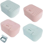 Detersivo portatile 4 pezzi per famiglie bagno viaggiare campeggio con chiusura a gomito