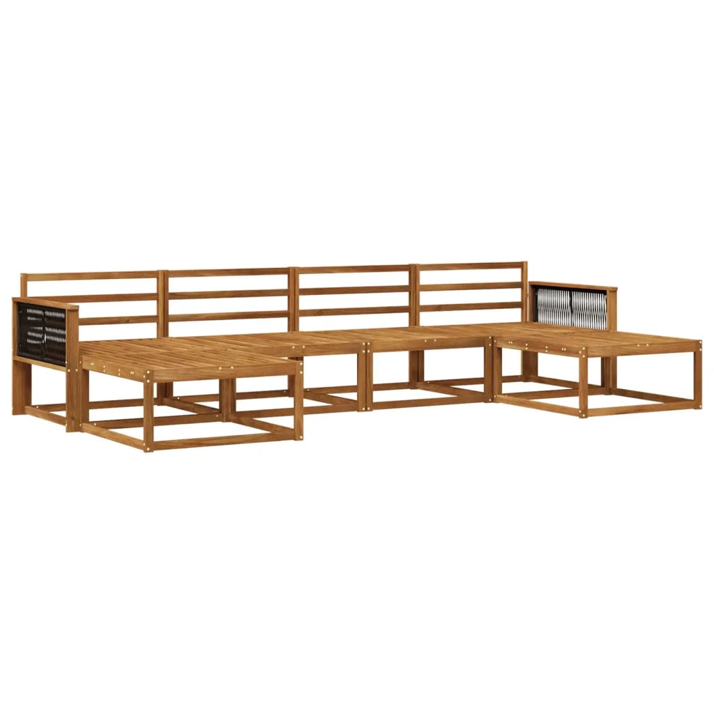 Set di divani da esterno 6 pcs Naturale 3382782