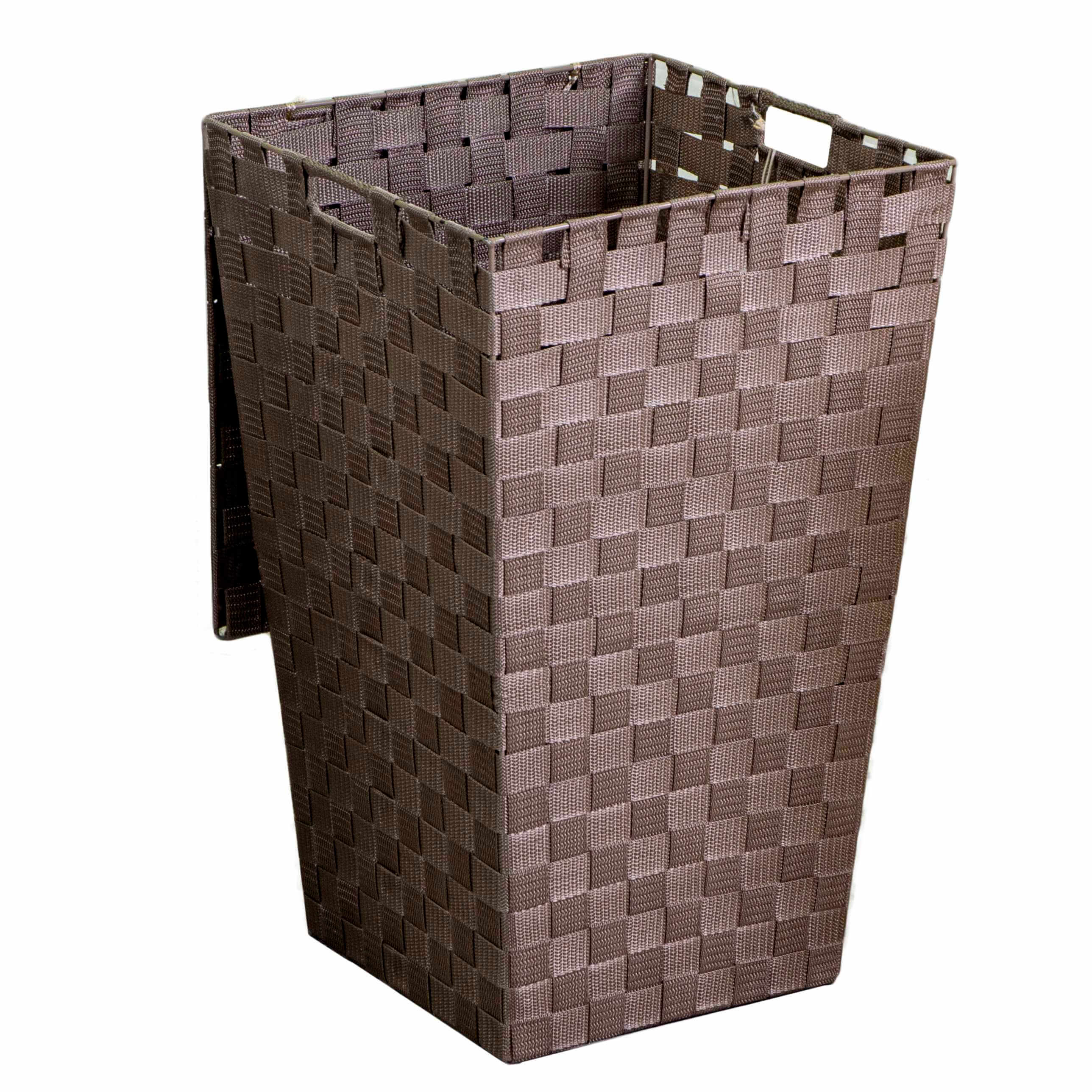 Cesto Portabiancheria in poliestere tortora quadro cm 33x33xh53