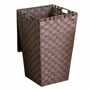 Cesto Portabiancheria in poliestere tortora quadro cm 33x33xh53