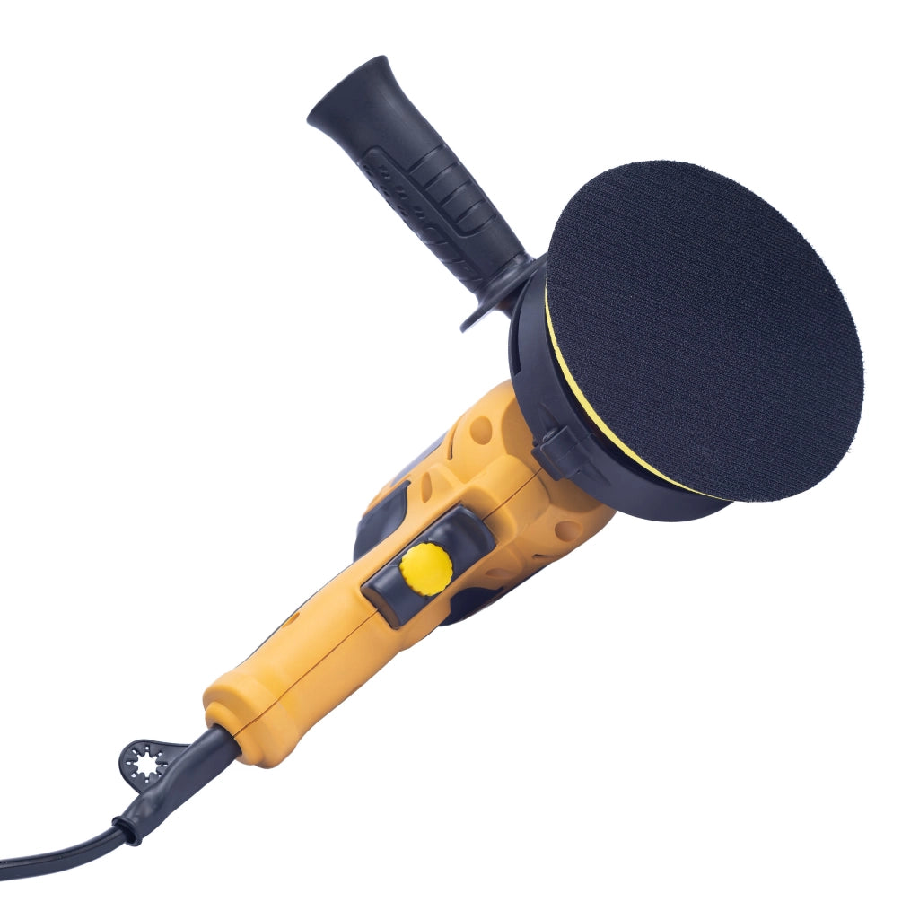 Polisher Auto Rosfix Set – 10 Panni Inclusi | 700W, 600-3700 RPM, Ø125mm | Per Auto, Legno, Metallo, Plastica