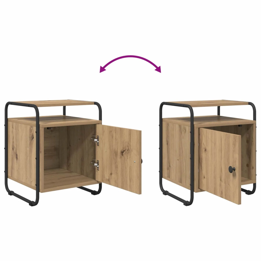 Armadio da Notte Rovere Artigianale Legno ingegnerizzato 8007621