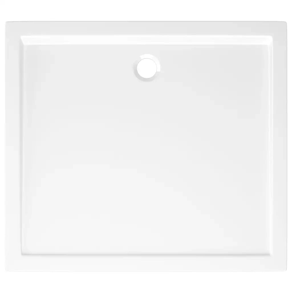 Piatto Doccia in ABS Rettangolare Bianco 80x90 cm CFW2375297