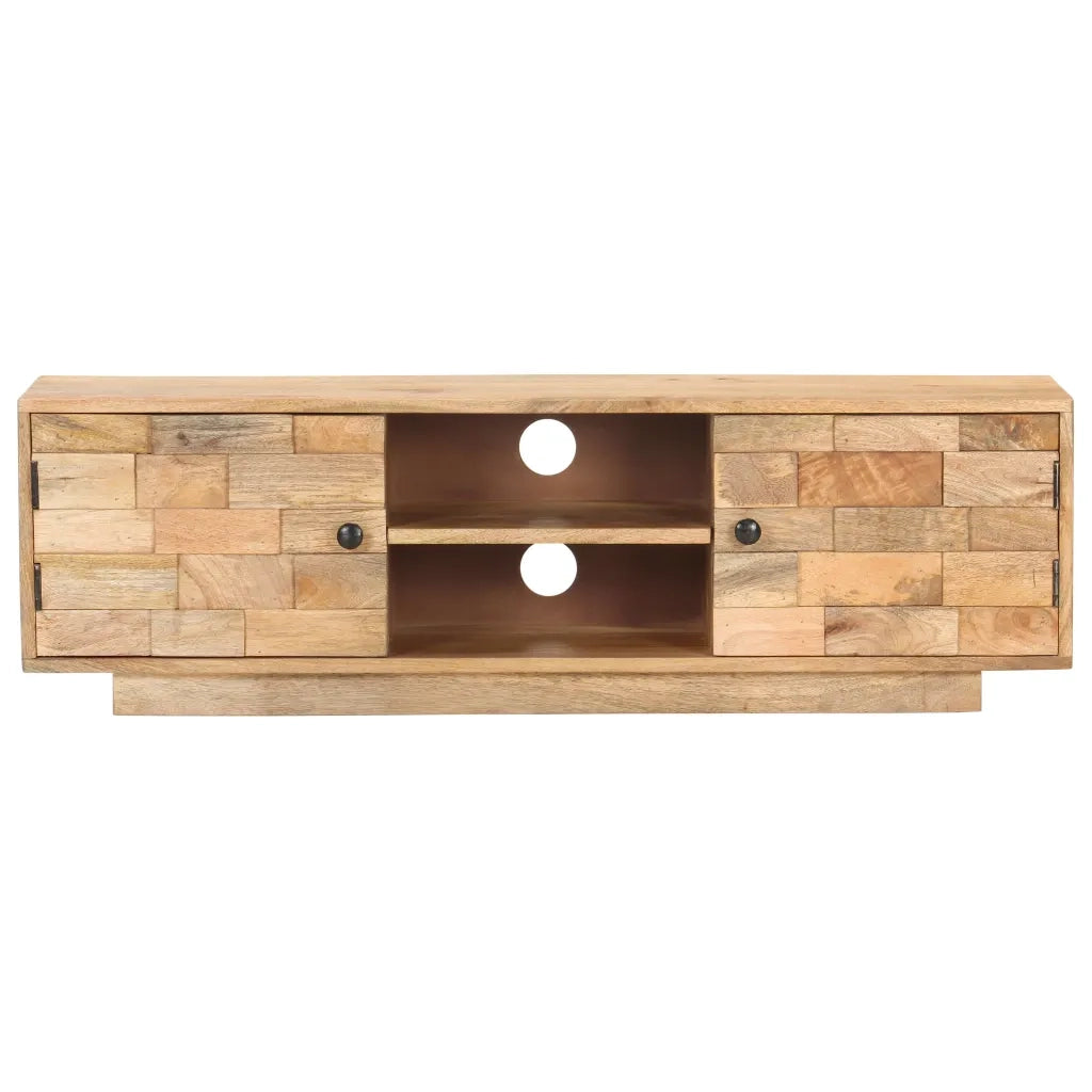 Mobile Porta TV 116x30x35 cm in Legno Massello di Mango 320472