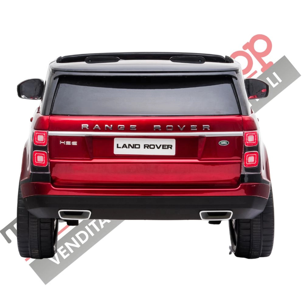 Auto Elettrica Per Bambini Land Rover Range Rover Sport HSE 2 Posti -  Verniciata-Rosso