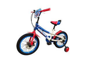 Bicicletta per Bambini 16" Freni a Disco Magik-Bike Racer Blu