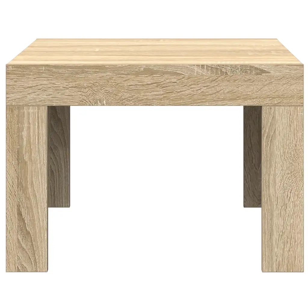 Tavolino da Salotto-Tavolino da soggiorno-Tavolo Rovere Sonoma 50x50x35 cm in Truciolato