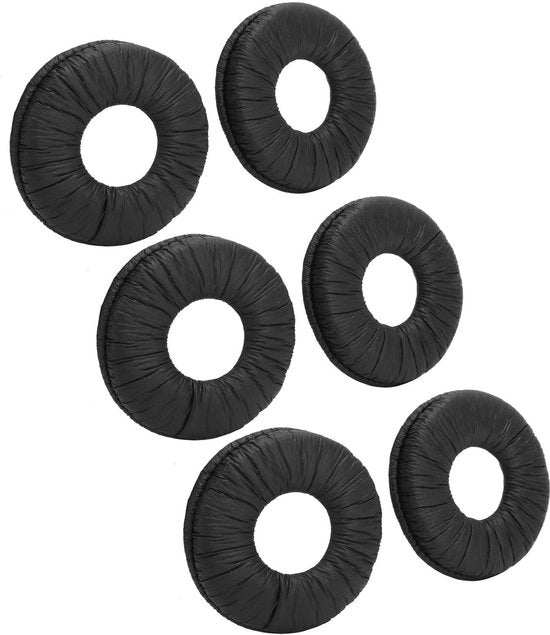 Orecchini sostitutivi - Adatti a MDR-ZX100/ZV300/V150/V250 - Soffici spugne - Pelle in pvc - Duraturo - Comodi da indossare - Orecchini per cuffie