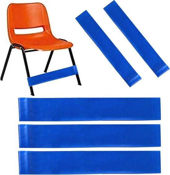 Set di Cinture per Sedili Sostenibili da 5 - Elettroelastiche - Gomma - Sedili Sensomotori