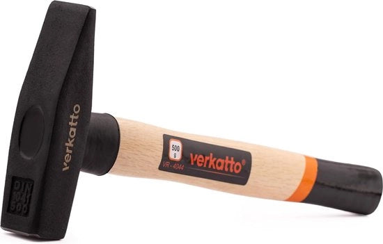 500 g con acciaio di legno - Martello meccanico per officina e costruzione - Di alta qualità e duraturo