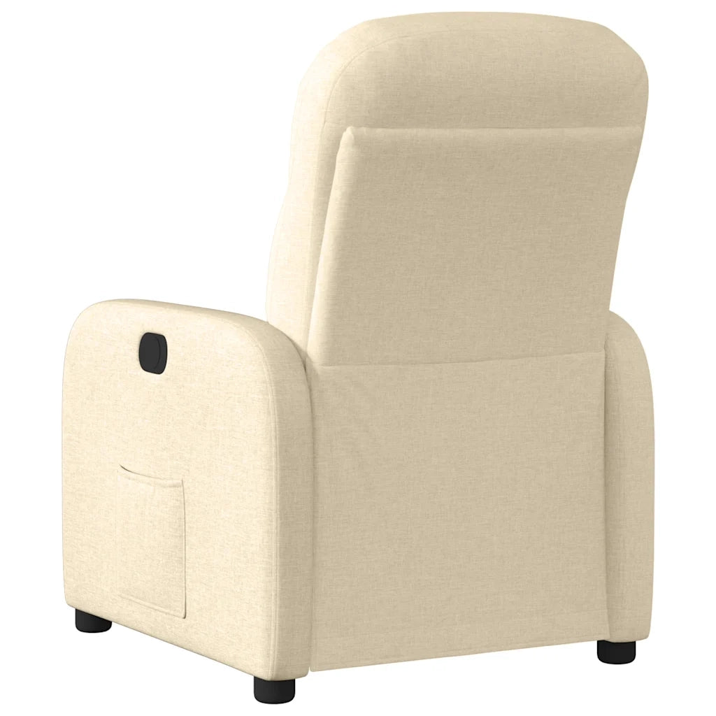 Divano Sedia-Poltrona Reclinabile in Tessuto Crema 361308