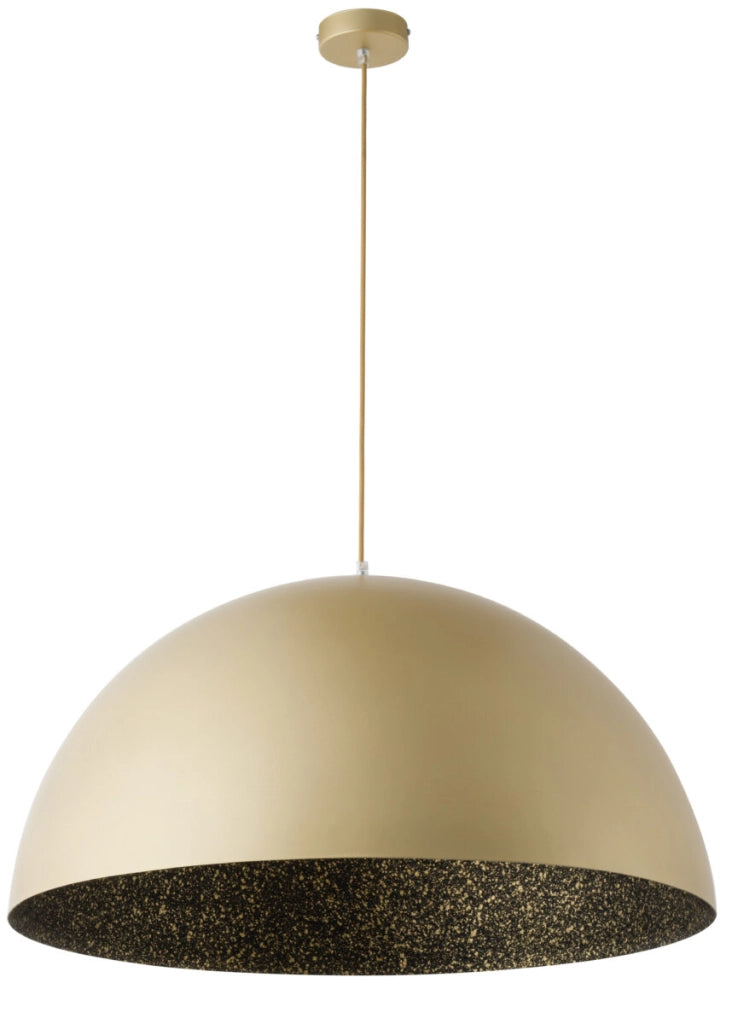 Lampada sospensione decorativa Sfera oro/nera Ø50 E27 Sigma