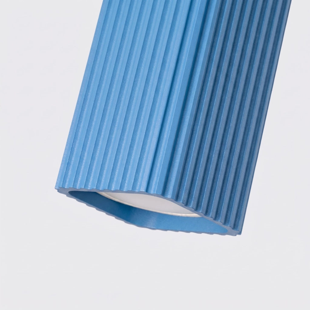Plafoniera RAYO 4L azzurra