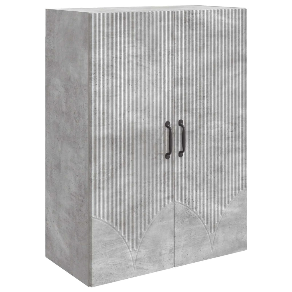 Mobiletto a muro Grigio Cemento 66 x 34,5 x 90 cm 898908