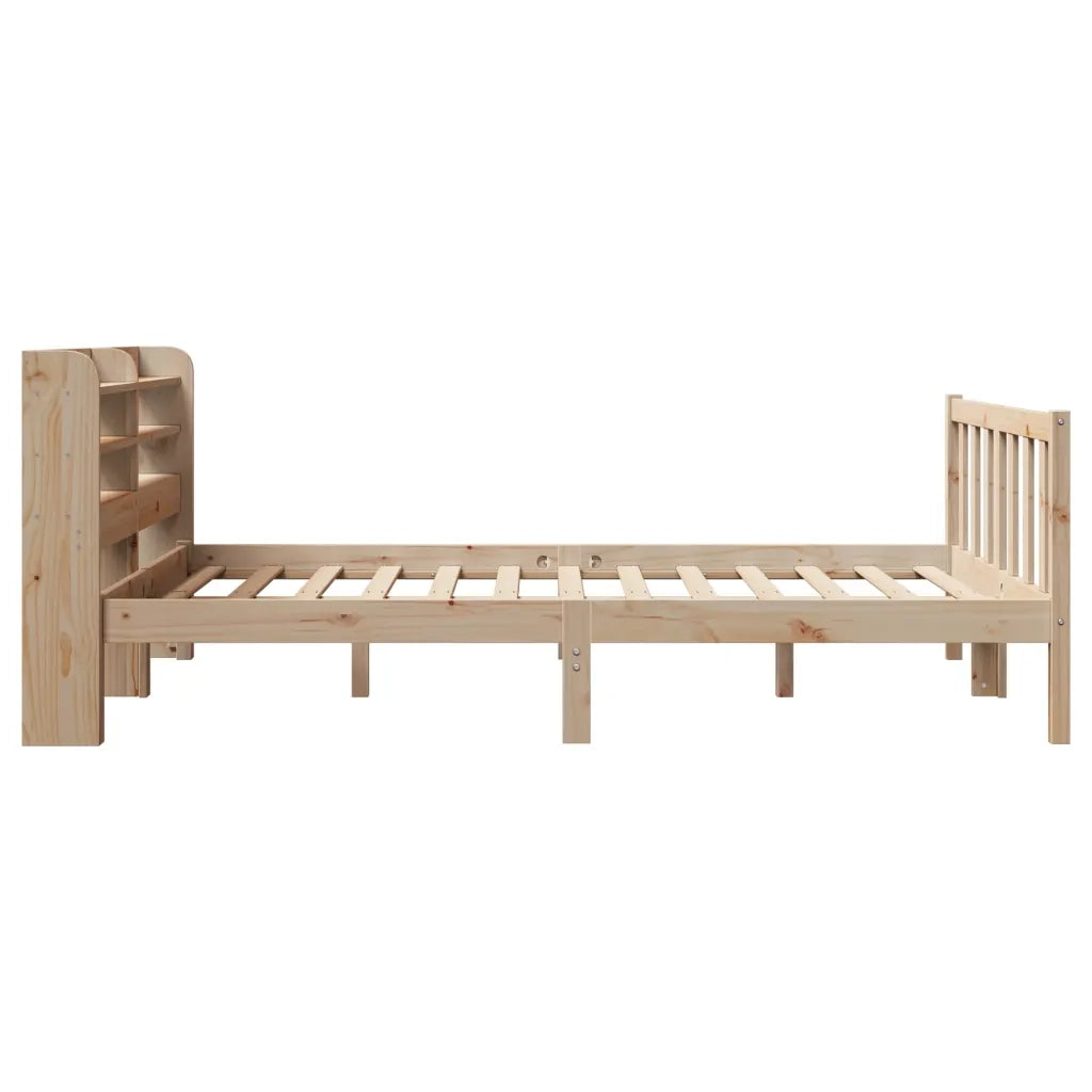 Letto senza Materasso-Struttura Letto 160x200 cm in Legno Massello di Pino 688411