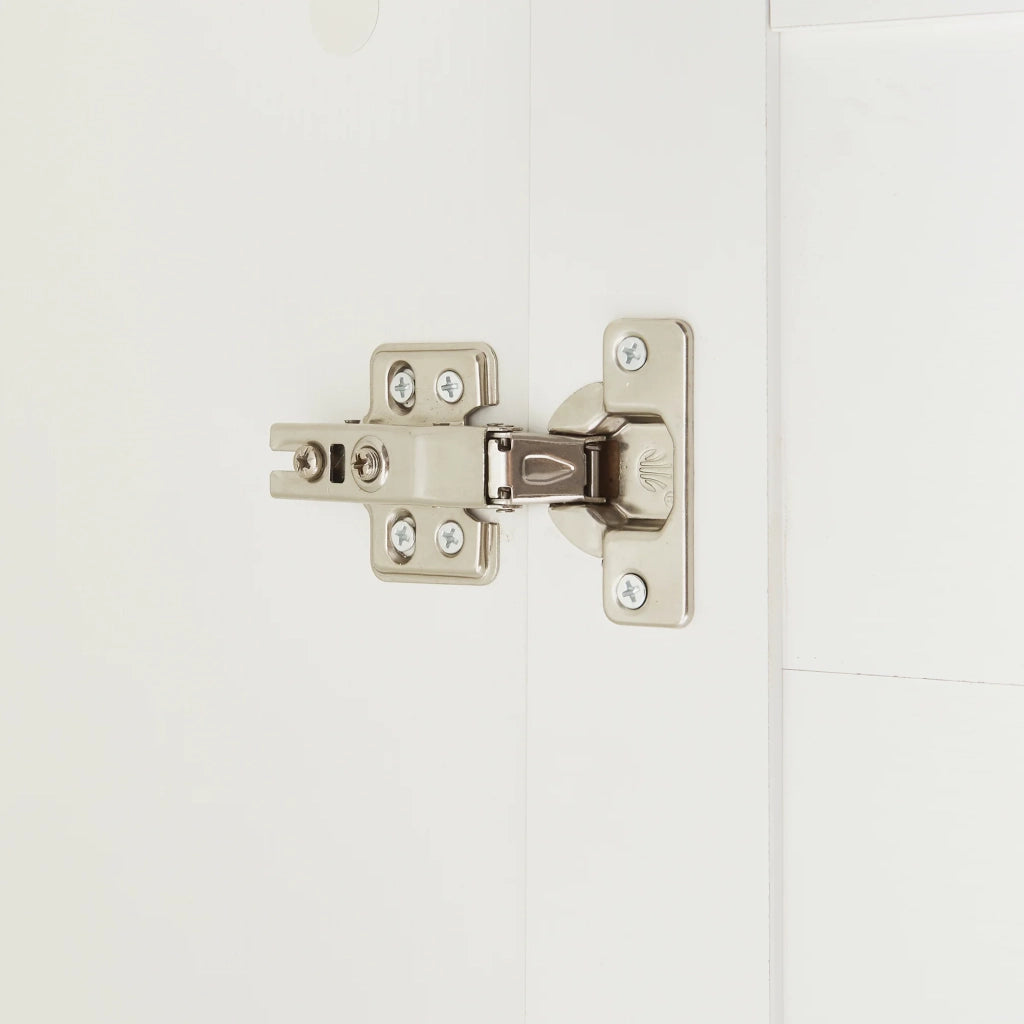 Mobile contenitore per camera da letto con 1 ripiano MDF 176 x 80 x 52 cm bianco 03_0008868