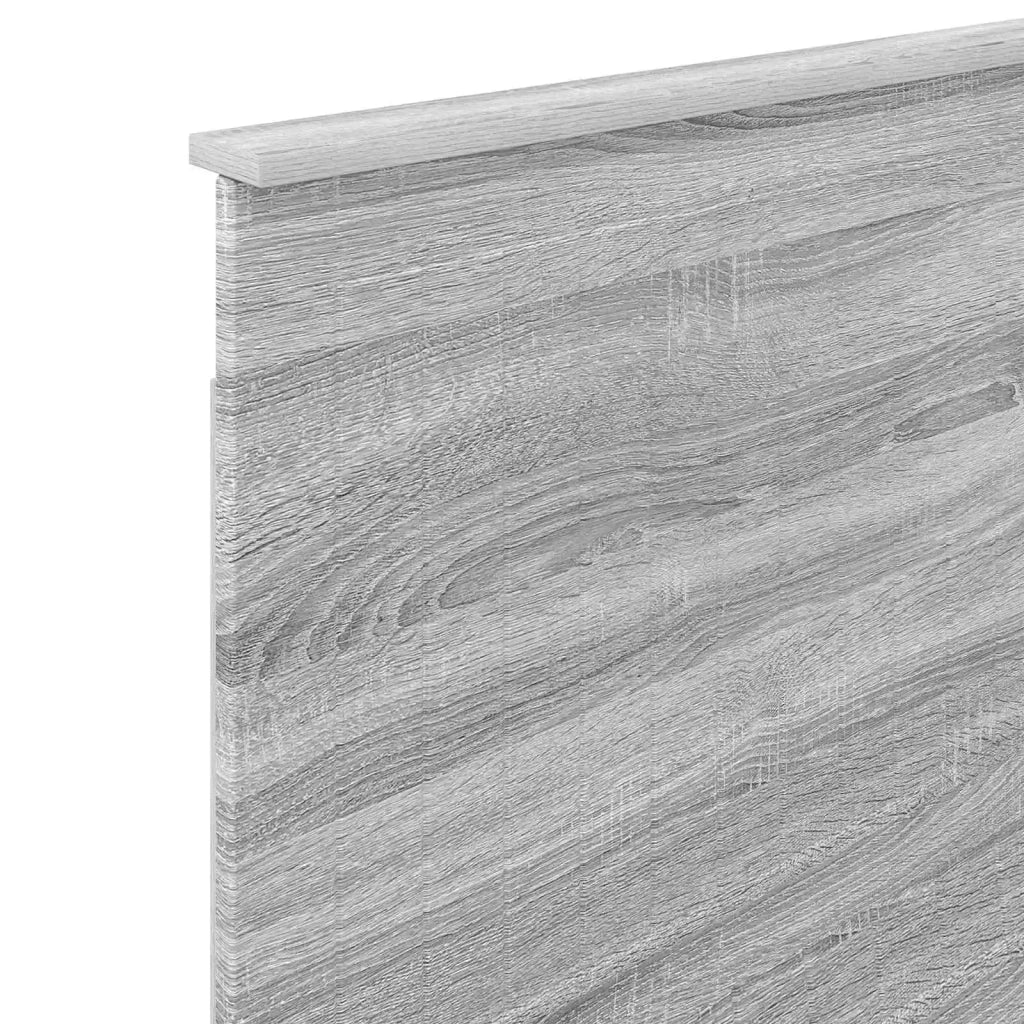 Testiera | Testata con Testiera | Testata Grigio Sonoma 90 cm Legno multistrato