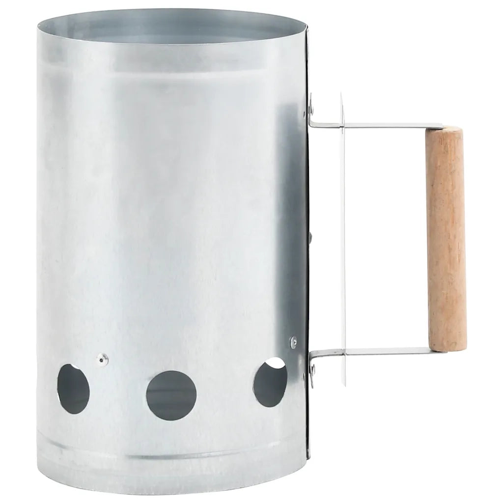Ciminiera per Barbecue Starter a Carbone in Acciaio Zincato 46614