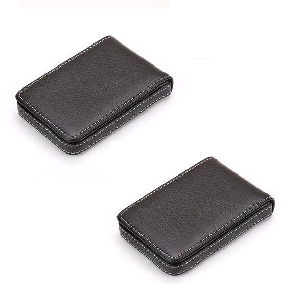 Ottimizzatore di carte in PU - Design sottile - Chiusura magnetica - Per 20-25 carte - Grip comodo - Alta qualità - Ottimizzatore di carte