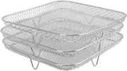 Accessori per dehydratore a parete ripiegabile in acciaio inossidabile - Accessori per fryer a aria - Disegno versatile - Sicuro per lavastoviglie - Flusso d'aria migliorato