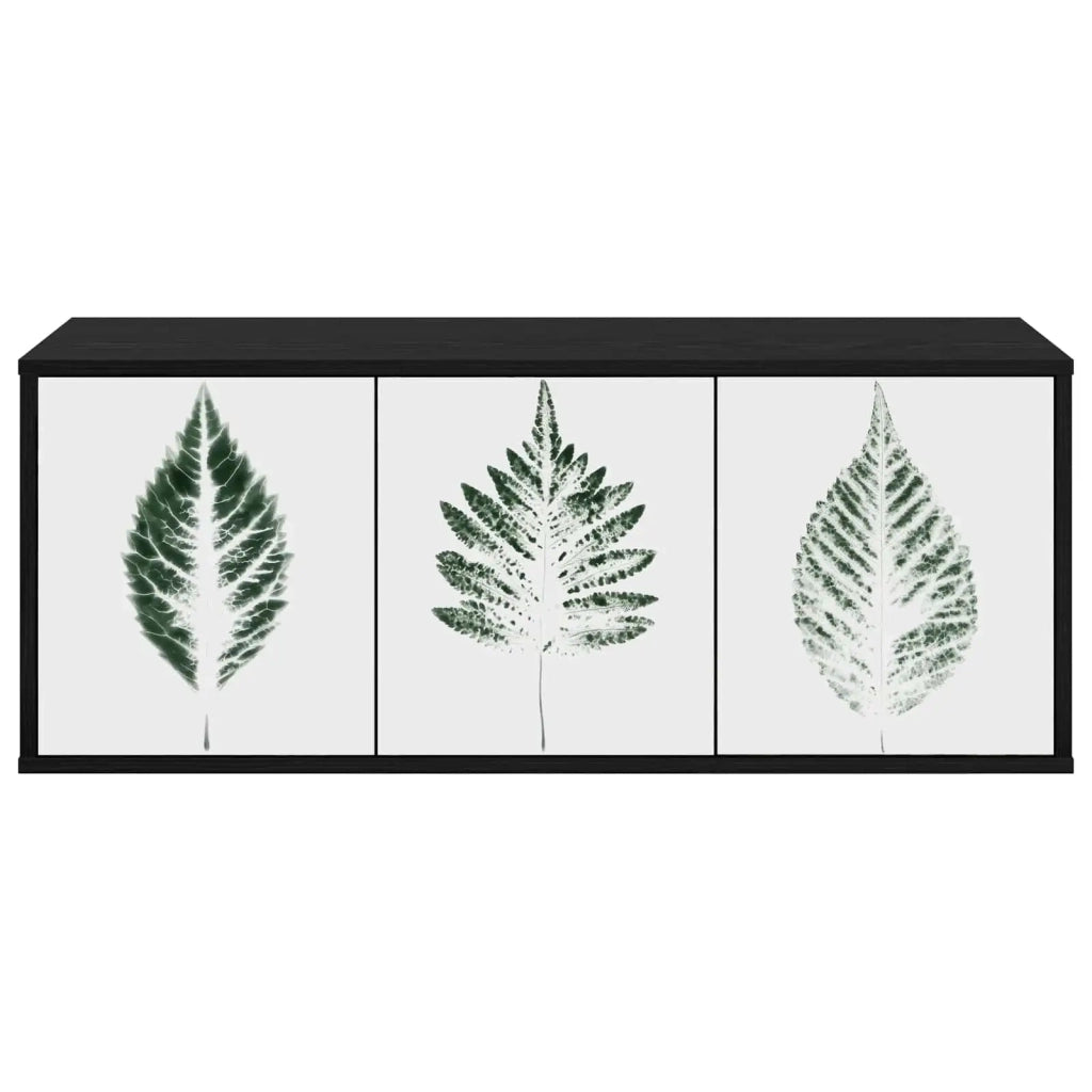Mobile TV da Parete HANAU 102 x 33 x 40 cm Rovere Nero 8007182