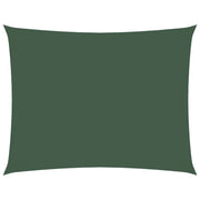 Parasole a vela | Telo Ombra | Vela da ombra Oxford Rettangolare 2x3,5 m Verde Scuro