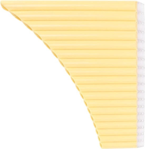 Panfluit per adulti e bambini - Facile da imparare - 16 note canna - Giallo - Rigorosamente testato - Adatto per tastiera C del panfluito - Modello giallo
