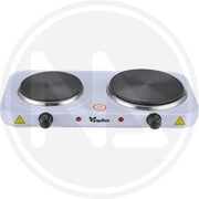 PIASTRE PIASTRA ELETTRICA 2 FUOCHI CLARA 2500W 2 PIASTRE IN GHISA  mm. 185