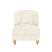 Divano senza Braccioli in Chenille con Cuscino ¨C Xylo ¨C Bianco
