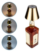 INNOVATIVA LAMPADA LED DA TAVOLO PORTATILE CON TAPPO PER BOTTIGLIA E CONTROLLO TOUCH - ILLUMINAZIONE VERSATILE CON TEMPERATURA COLORE REGOLABILE