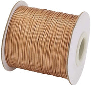 Cordone in Poliestere 0,5mm - 100 metri/rotolo - Filo di Acciaio - Creazione di Gioielli - Macramè - Bicchiere di Sperone - Qualità Elevata - Cordone per Gioielli