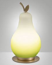 Lampada da Tavolo Wilma 8W LED Integrato 3000K Verde/Ottone Satinato, Regolazione Luce al Tocco, IP20, 230V, Design in Metallo e Vetro - Wilma