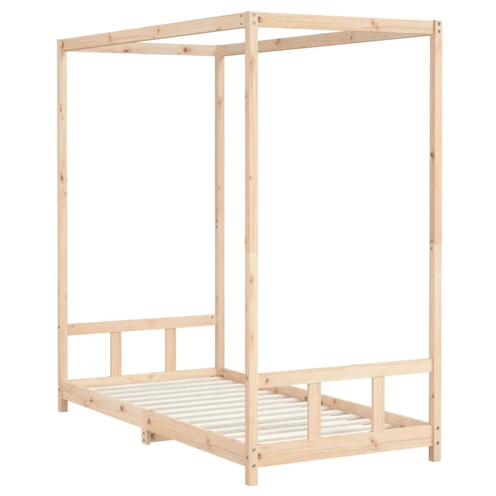 Giroletto per Bambini 90x190 cm in Legno Massello di Pino 834516