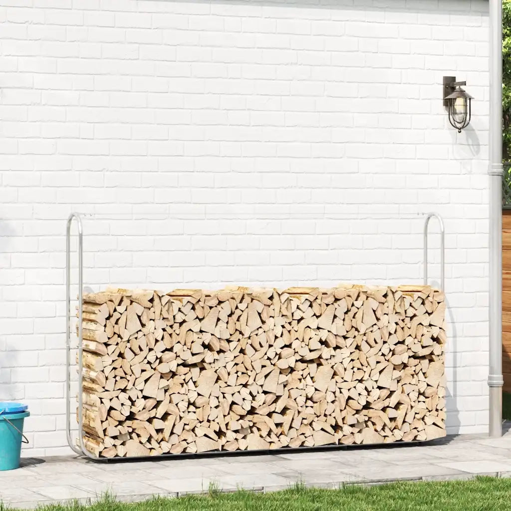 Rastrelliera per Legna 250x25x150 cm in Acciaio Zincato CFW1324334