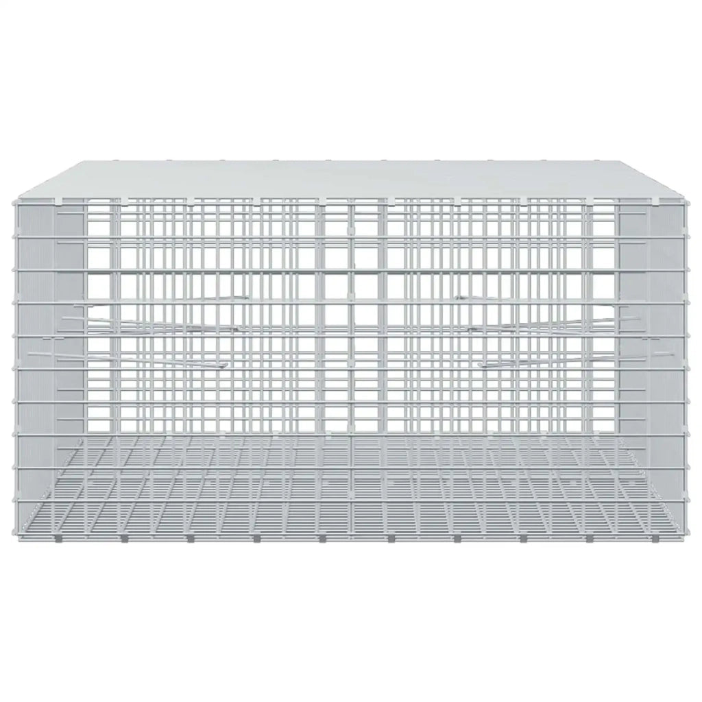 Gabion con Filo da 3,5 mm e Maglia da 5x5 cm 200x100x50 cm 3462406