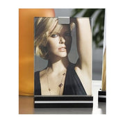 Portafoto da tavolo con base in legno 10 x 15 cm