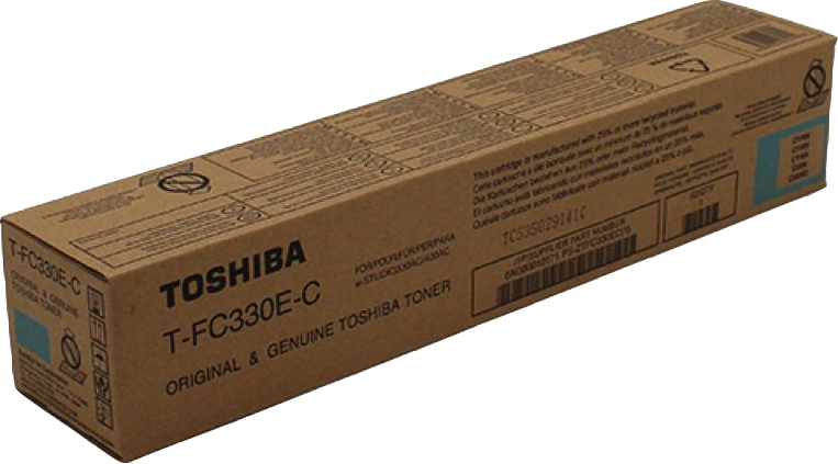 ORIGINAL Toshiba toner ciano T-FC330EC 6AG00009130 ~18100 Seiten