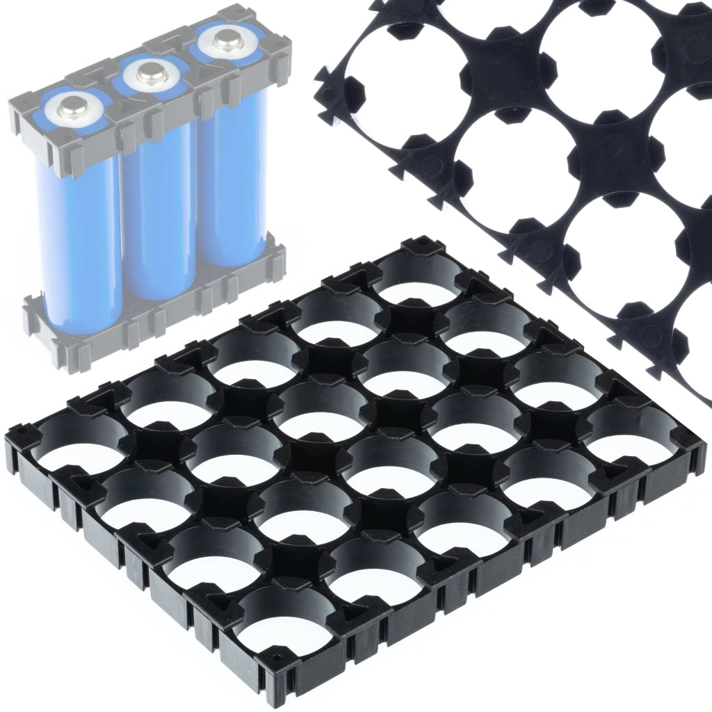 Custodia per Pacchi 4x5 per 20 Celle 18650 – Materiale Plastico | Configurazione Flessibile