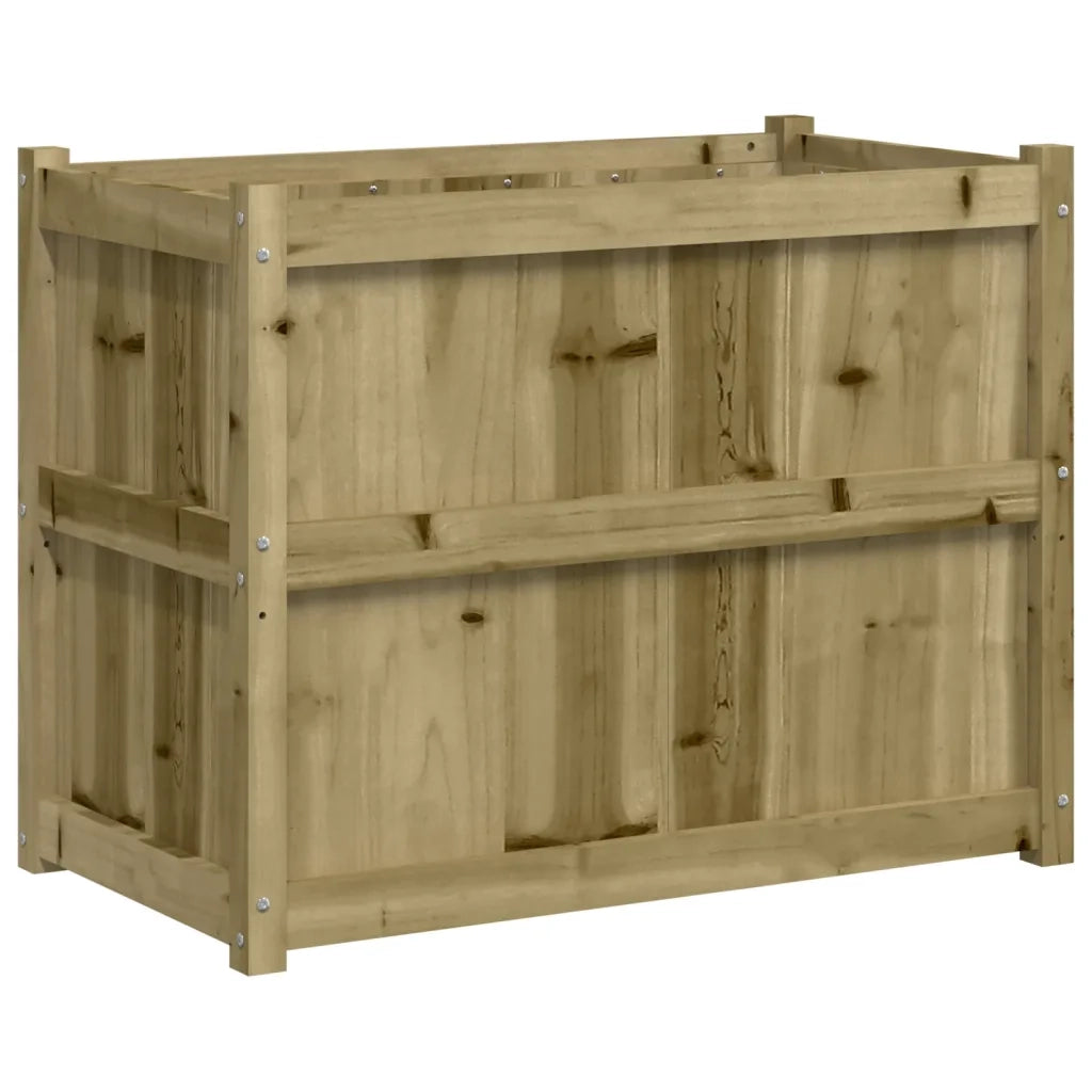 Fioriera da Giardino-Vaso da Esterno 90x50x70 cm in Legno di Pino Impregnato