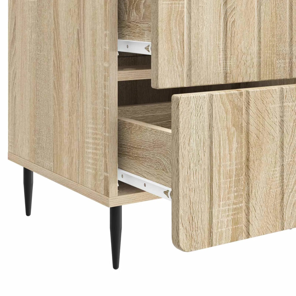 Armadio da Notte con cassetto Rovere Sonoma 43x 41 x 68 cm 894327