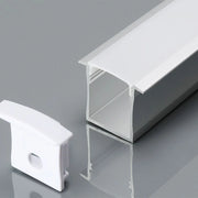 Kit di montaggio della striscia a LED con diffusore in alluminio 2000*30*20mm Milky
