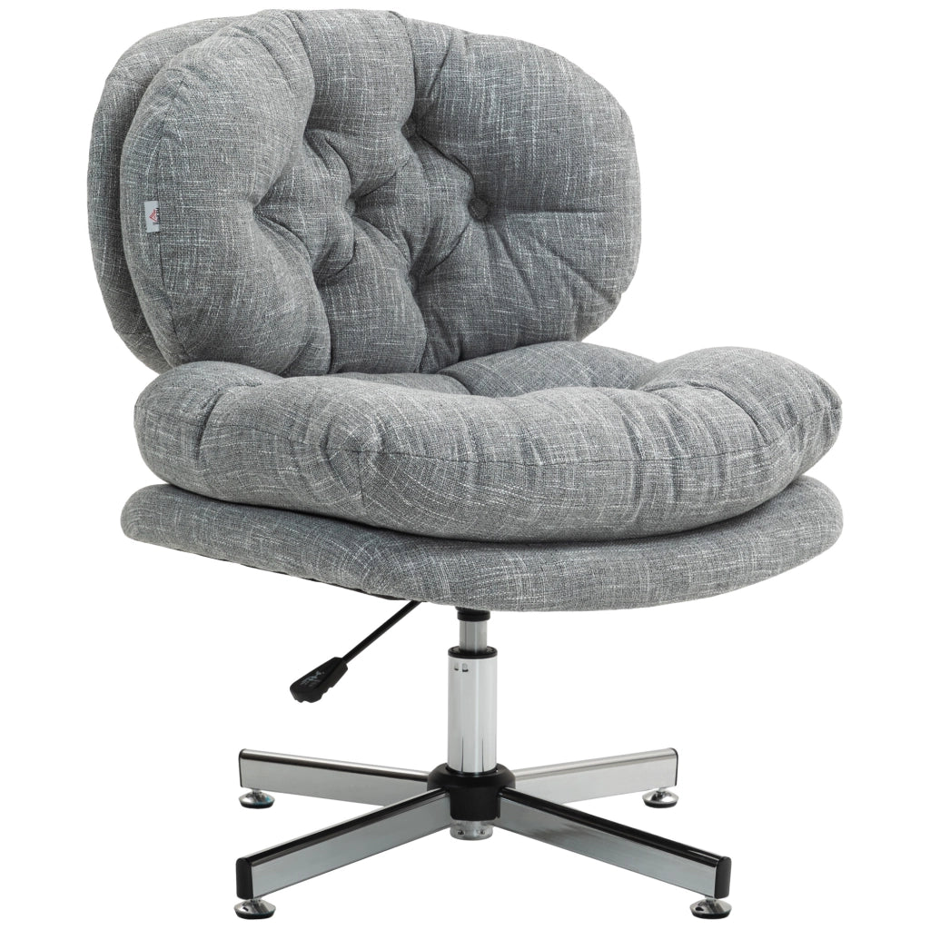 Sedia da ufficio ¨C zephmum ¨C imbottita, regolabile in altezza, grigio