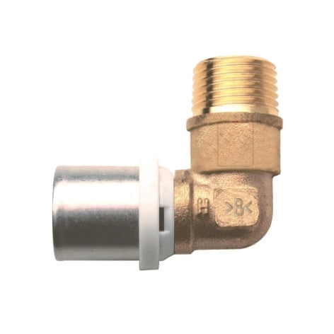 RACCORDO CURVO MASCHIO IBP A PRESSARE PER MULTISTRATO- 1/2x16- IBP- pezzi 1