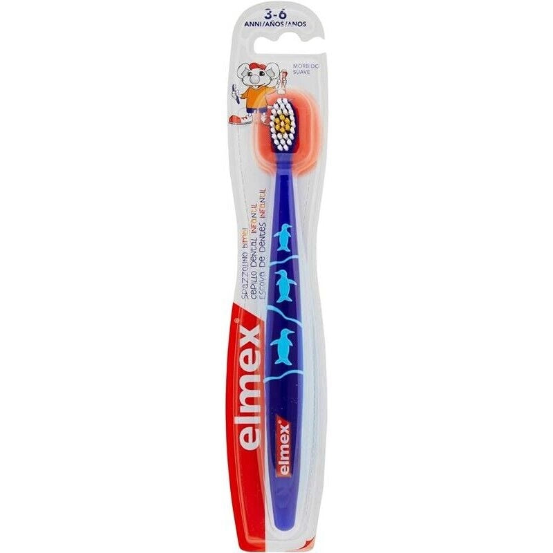 ELMEX SPAZZOLINO PER DENTI 3-6 ANNI CON SETOLE MORBIDE IN COLORE ASSORTITO