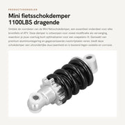 Mini dempendore per bicicletta - 1100 libbre di frenatura
