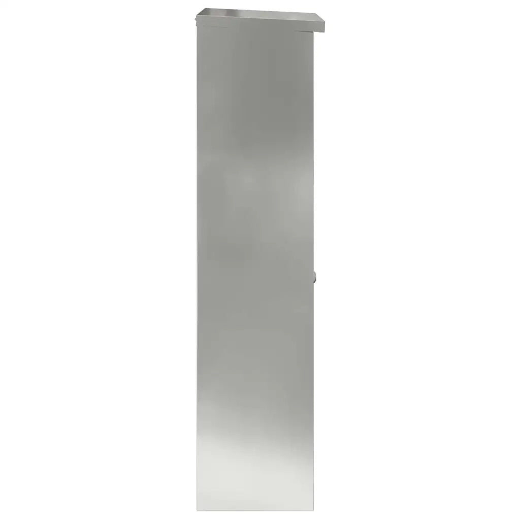 Cassetta per pacchi Nero 44,5 x 29 x 110,5 cm Acciaio zincato 874931