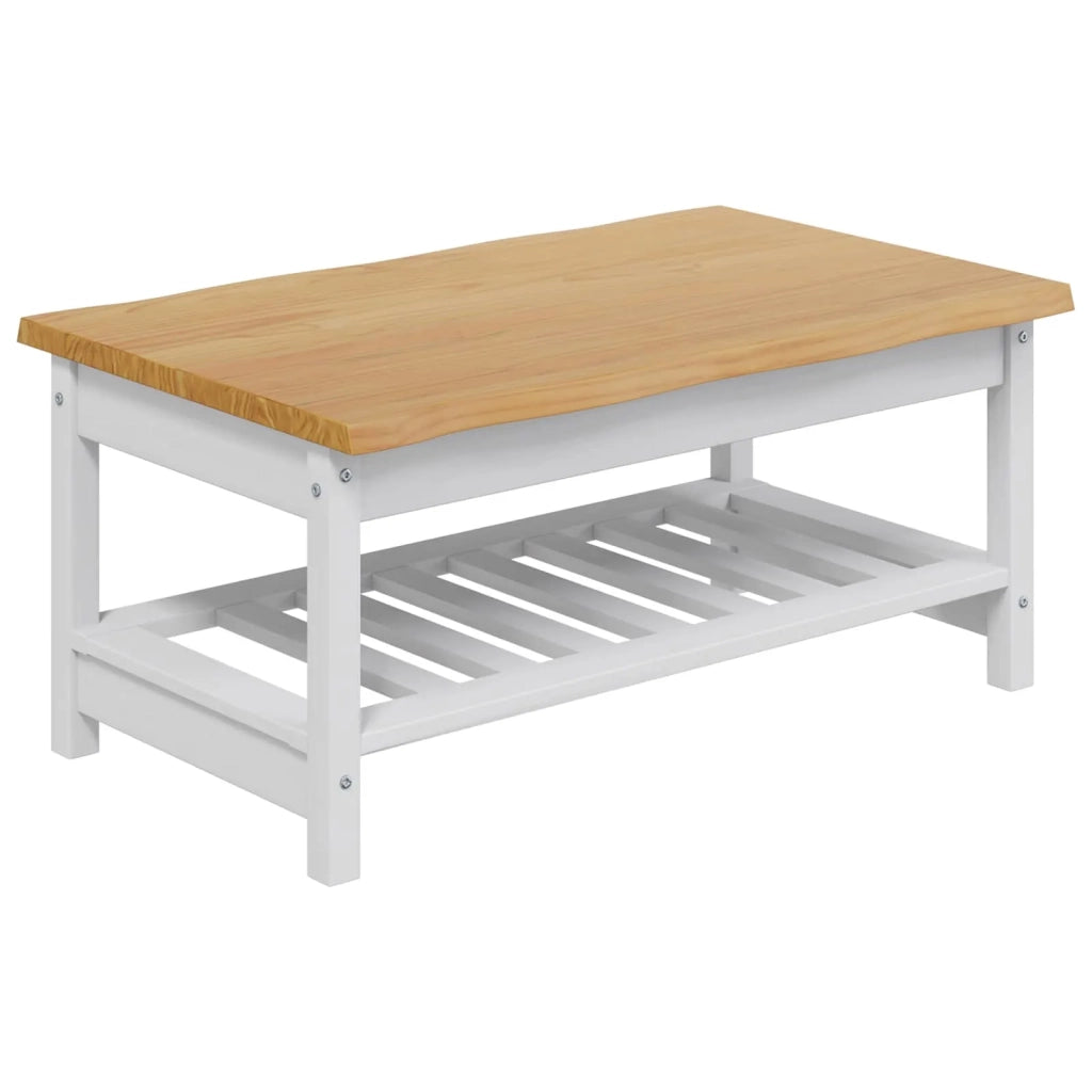 VidaXL Tavolino da salotto EKAI Bianco 100 x 60 x 45,5 cm 42037020