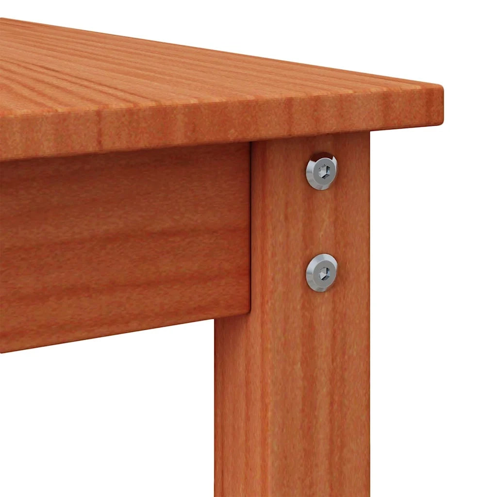 vidaXL Tavolino da salotto Cera marrone 50 x 50 x 45 cm